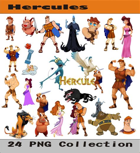 hercules disney character list.